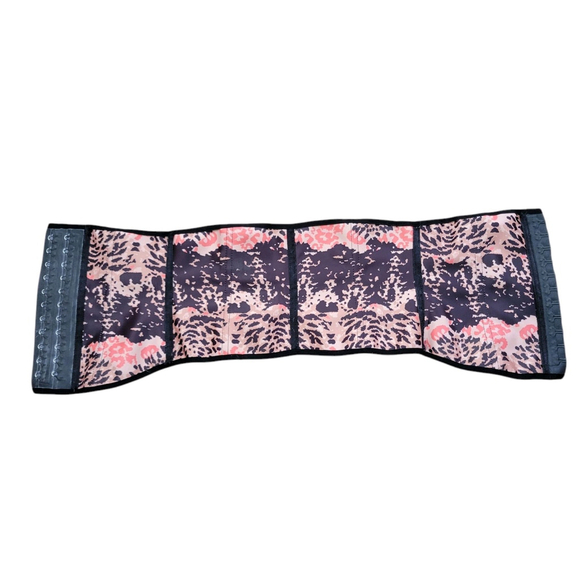 Verox Pink Floral Print Waist Trainer Slim Colombian Snatch Hourglass size 40 - Picture 3 of 7